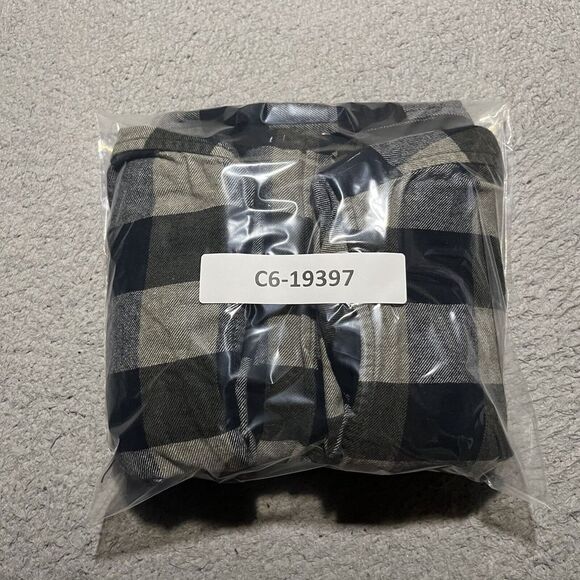 Oakley Shirt Mens Large Plaid Flannel Long Sleeve Custom Fit Button Up - Picture 8 of 8